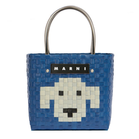 【超特価アウトレットセール！】人気アイテム再入荷！MARNI(マルニ) MARKET アニマルバスケットバッグトートバッグ 人気 カゴバッグ